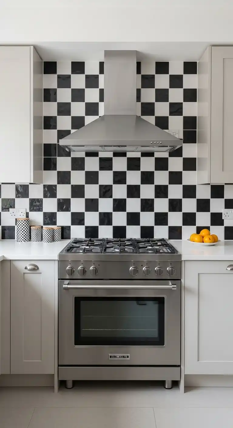 16 Checkerboard Ceramic Tiles