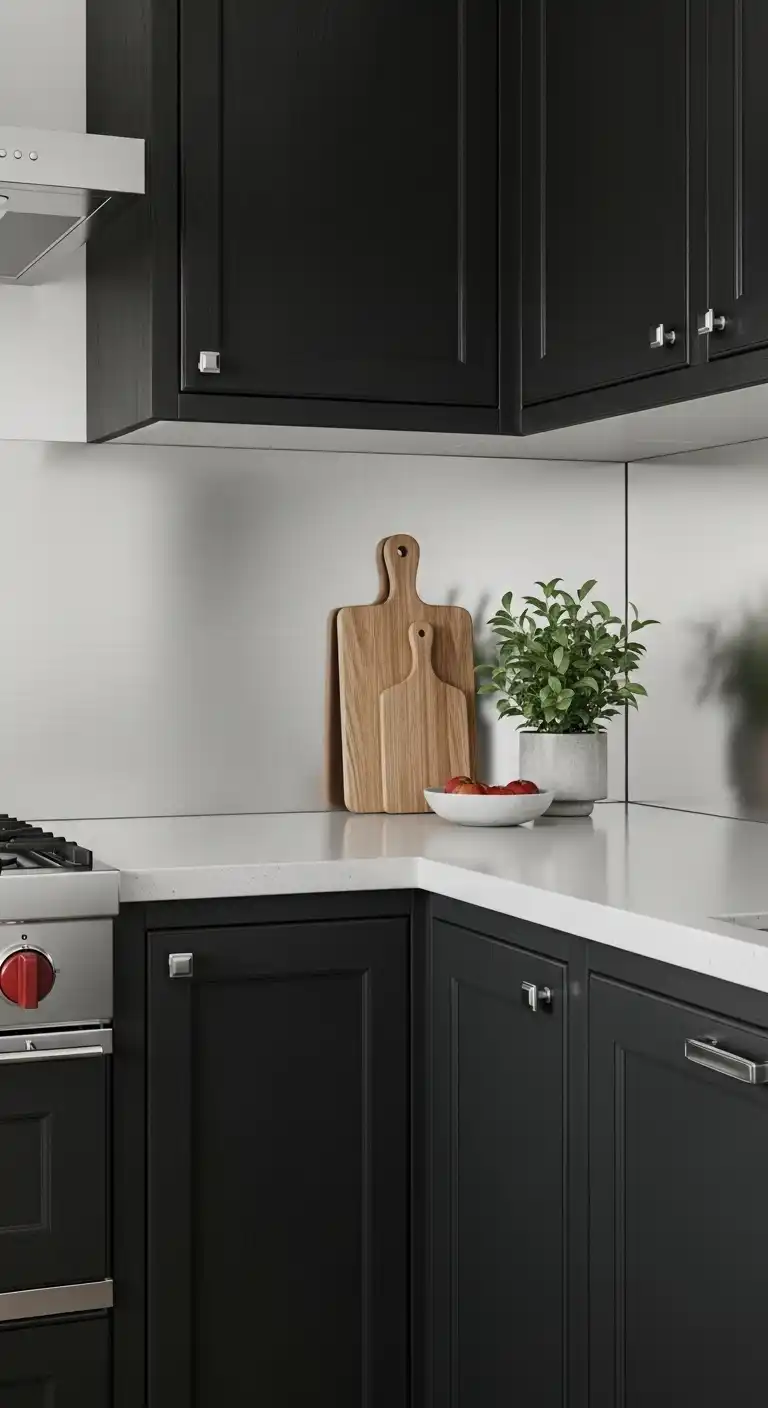 21 Elegant Kitchen Backsplash Designs with Dark Cabinets 17 16 Stainless Steel Backsplash
