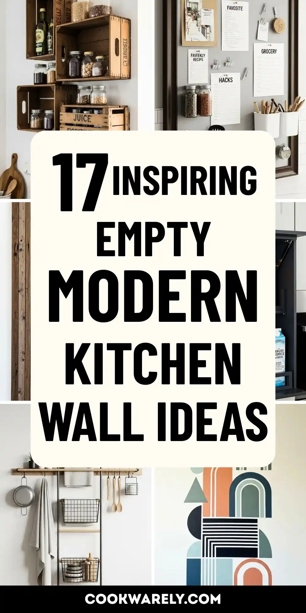 17 Inspiring Empty Modern Kitchen Wall Ideas
