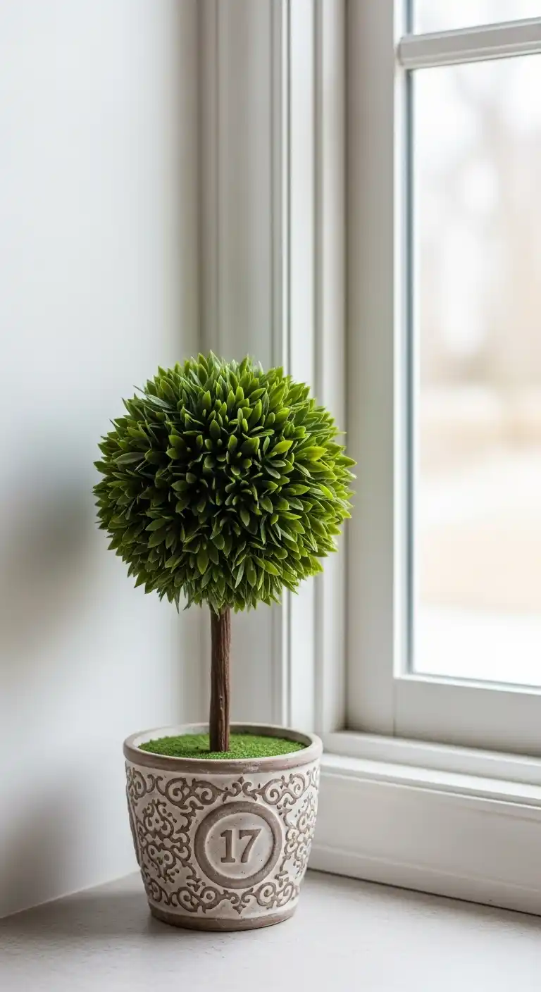 20 Inviting Kitchen Counter Corner Decor Ideas 18 17 Miniature Topiary