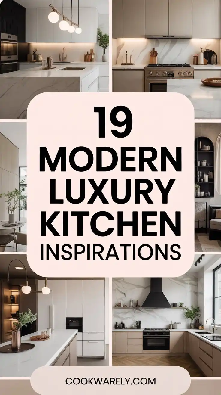 19 Modern Luxury Kitchen Inspirations You'll Love 1 19 Modern Luxury Kitchen Inspirations You'll Love