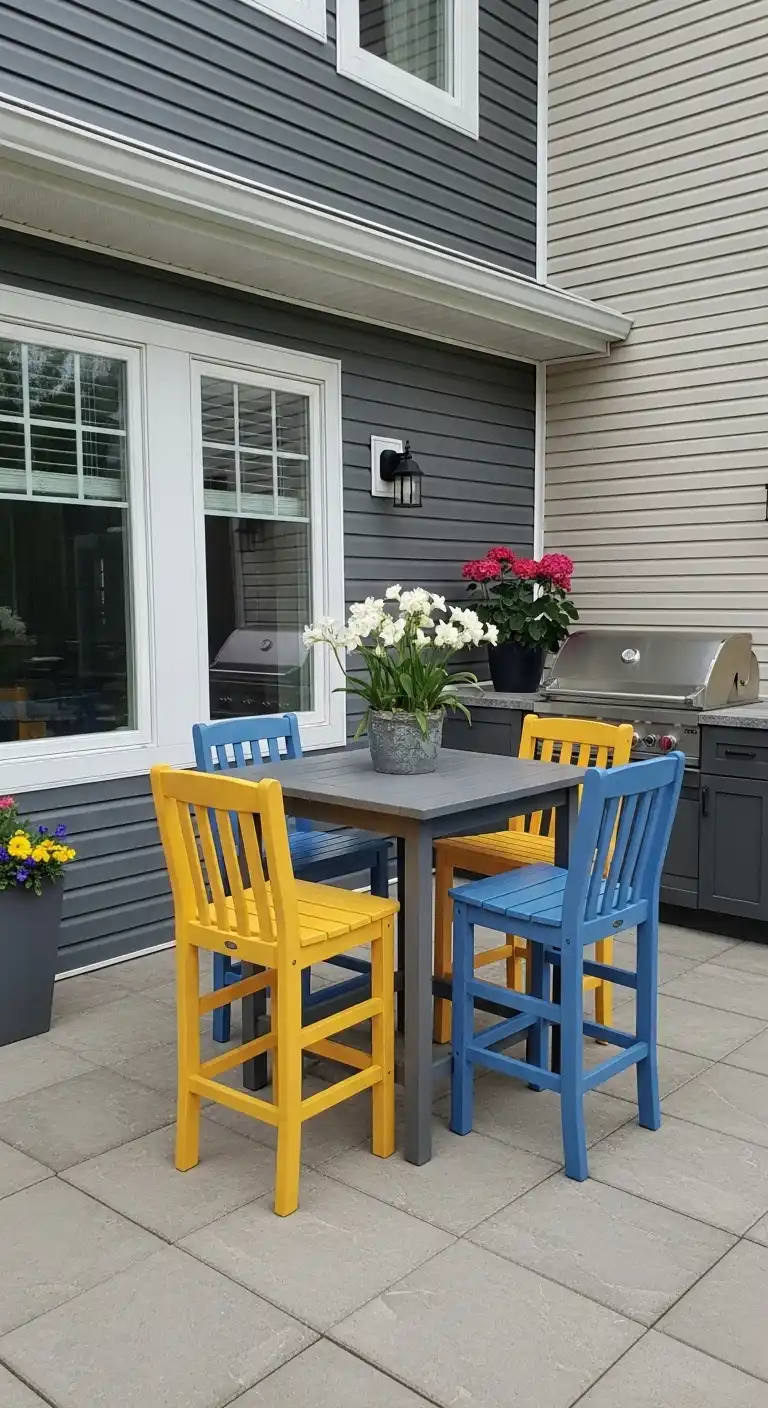19 Practical Cheap Outdoor Kitchen Ideas to Transform Your Patio Space 20 19 Paint Existing Surfaces for a Fresh Look