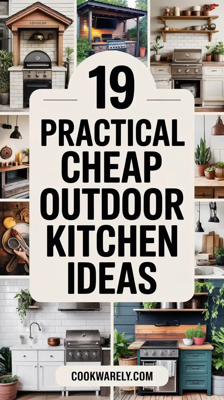 19 Practical Cheap Outdoor Kitchen Ideas to Transform Your Patio Space 1 19 Practical Cheap Outdoor Kitchen Ideas