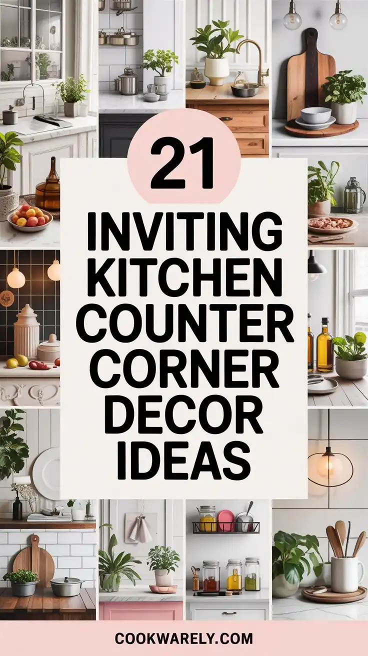 20 Inviting Kitchen Counter Corner Decor Ideas 1 20 Inviting Kitchen Counter Corner Decor Ideas