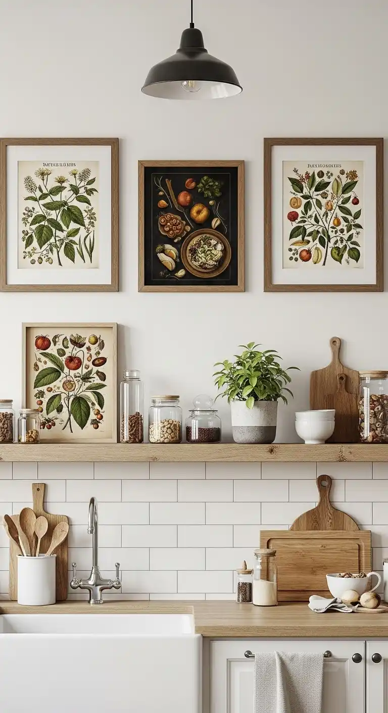 21 Timeless Rustic Modern Kitchen Ideas You'll Love 21 20 Wall Art with Rustic Charm