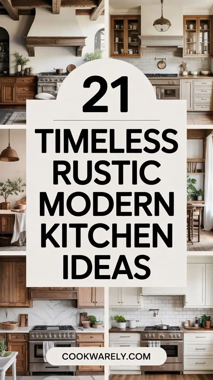 21 Timeless Rustic Modern Kitchen Ideas You'll Love 1 21 Timeless Rustic Modern Kitchen Ideas