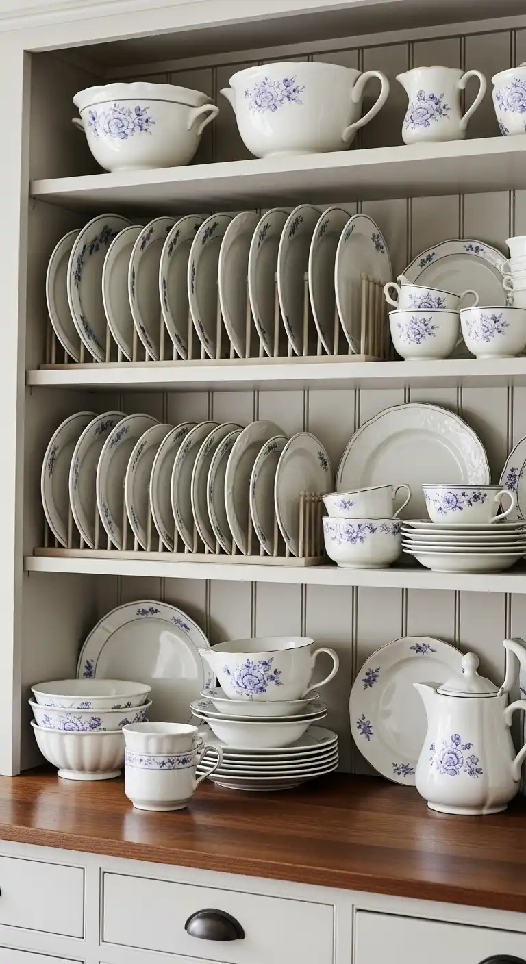 22 Vintage Tableware Display