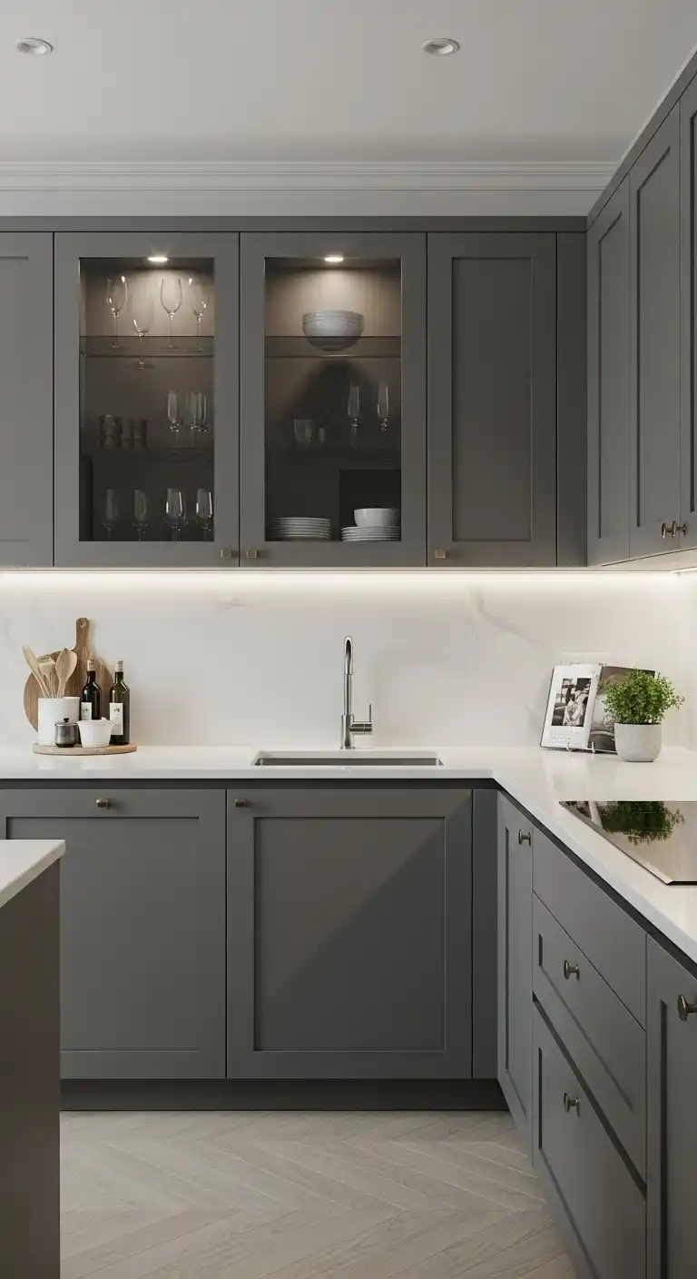 30 Stunning Warm Neutral Kitchen Looks for Everyday Comfort 24 23. Ashen Elegance