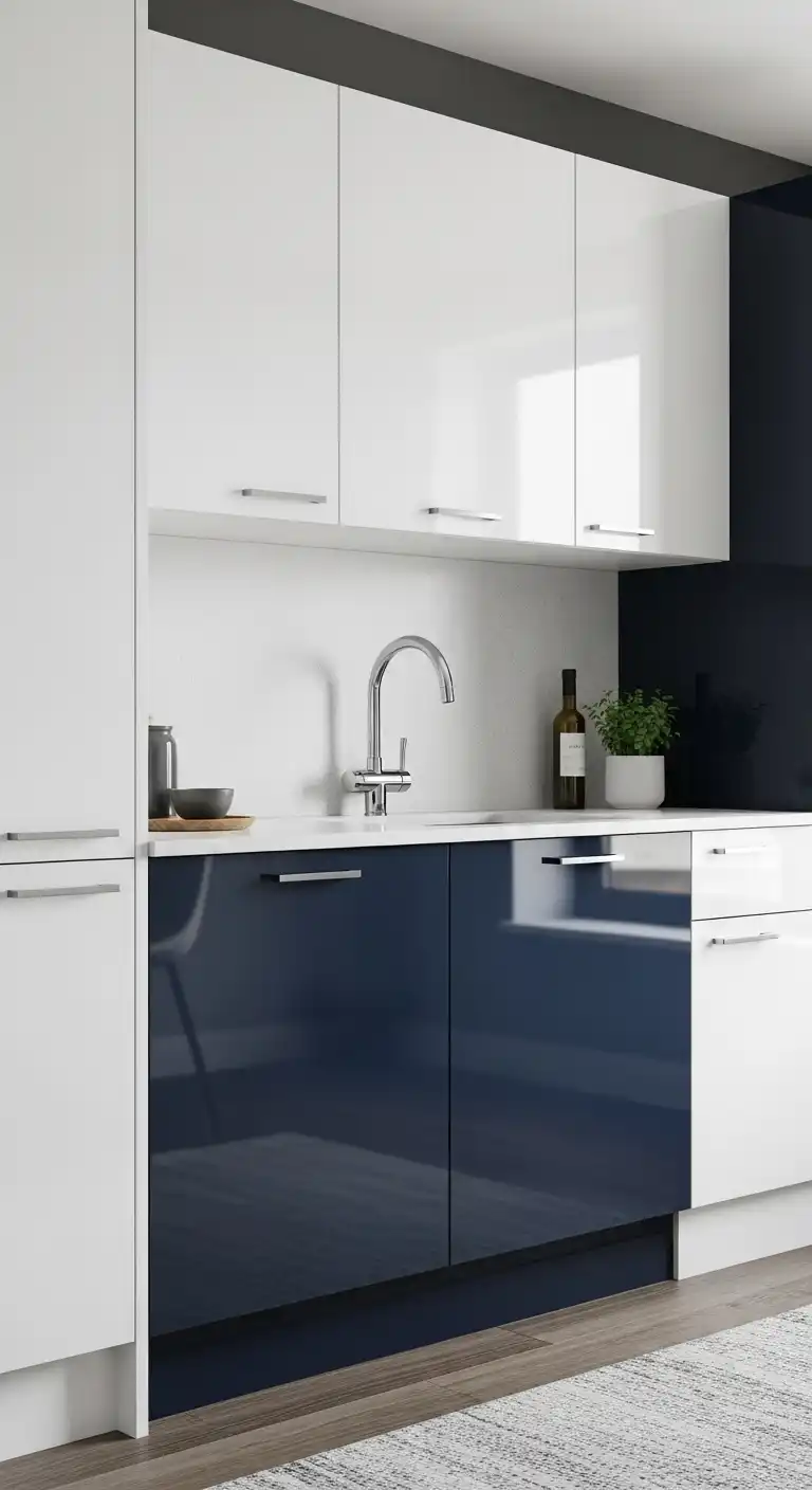 27 Sleek Kitchen Room Design Ideas to Inspire Your Remodel 25 24 High Gloss Cabinetry