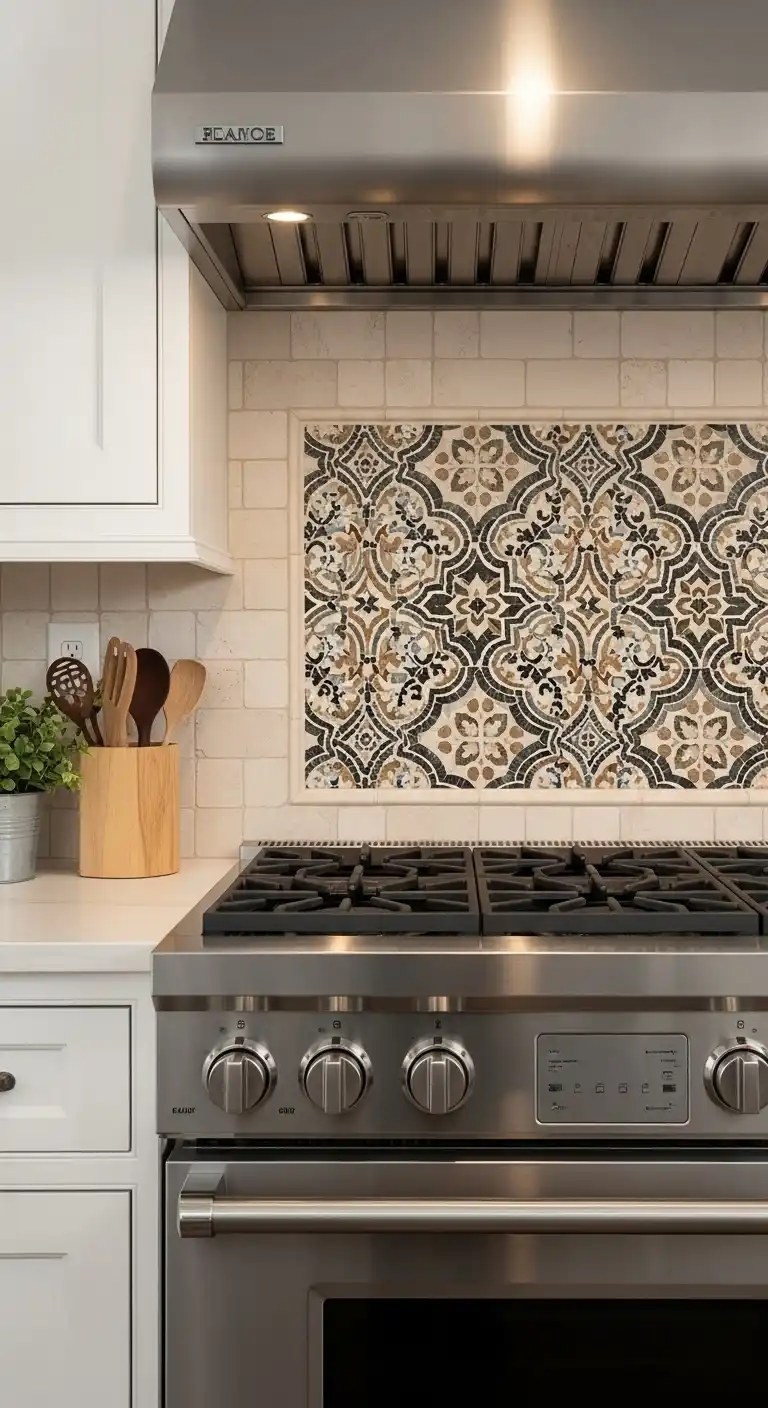 19 Modern Luxury Kitchen Inspirations You'll Love 4 3 Custom Backsplash Designs