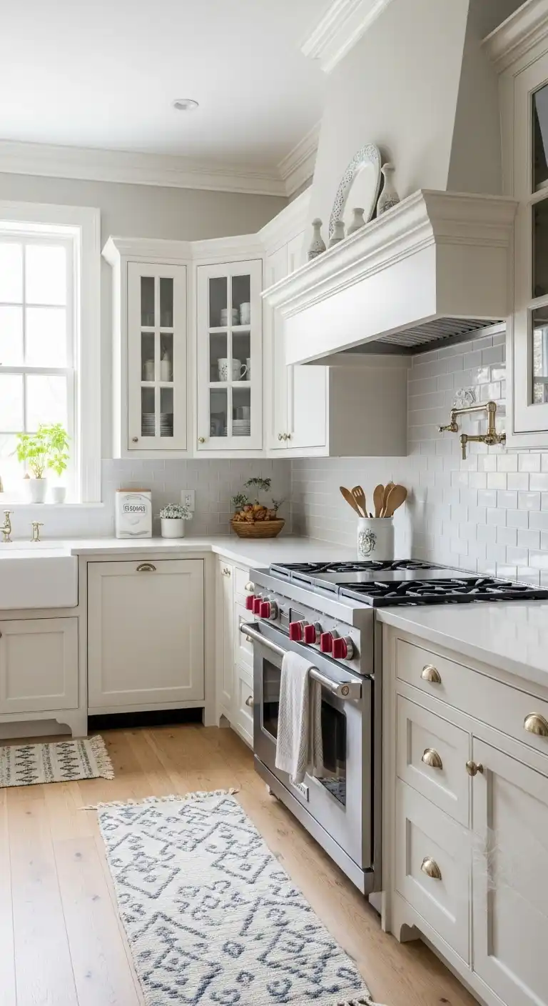 33 Elegant French Countryside Kitchen Ideas with Timeless Appeal 4 3 Soft Neutral Palette