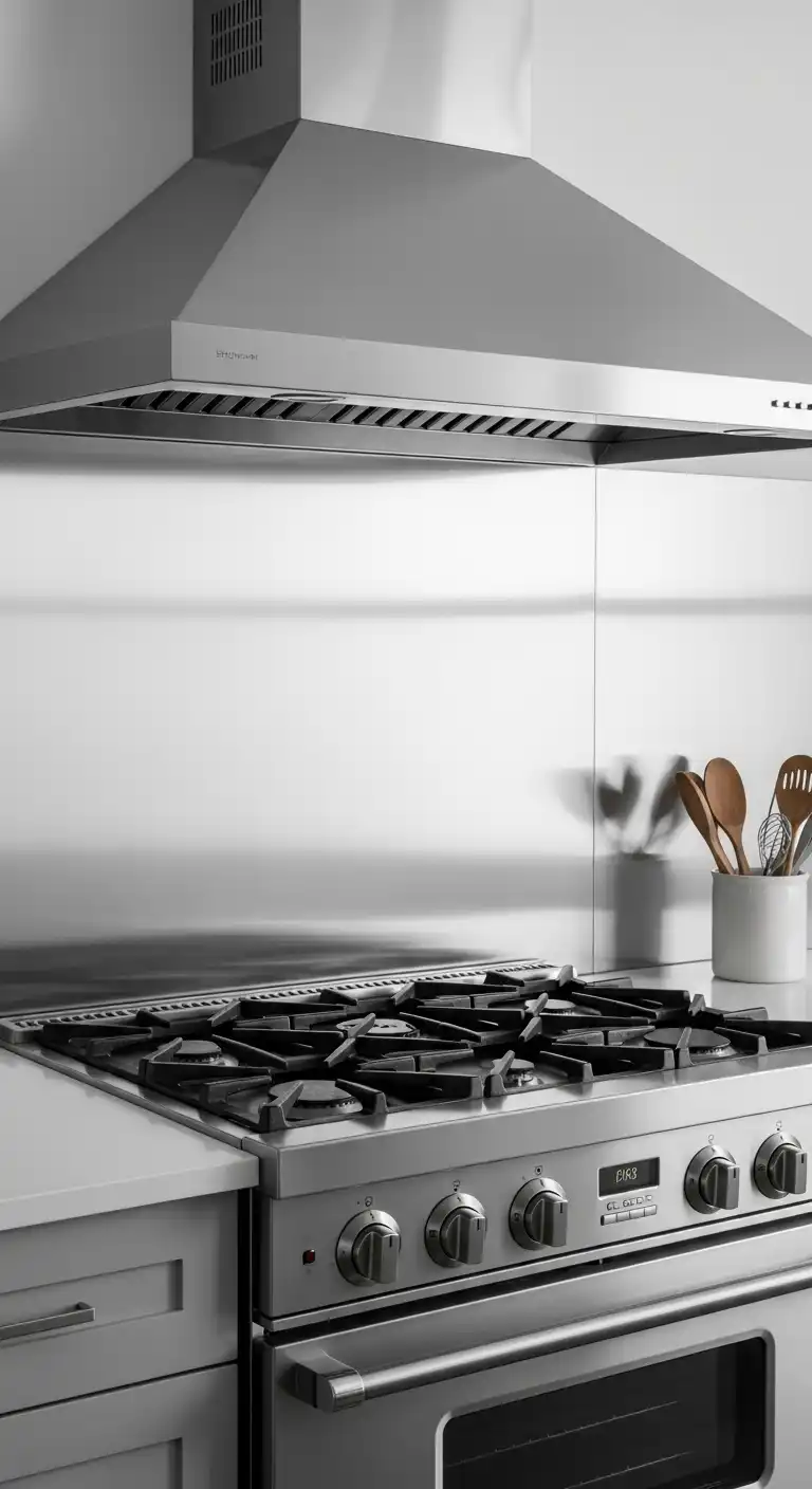 19 Trendy Kitchen Backsplash Designs Behind Stove for a Fresh Look 4 3 Stainless Steel Shine