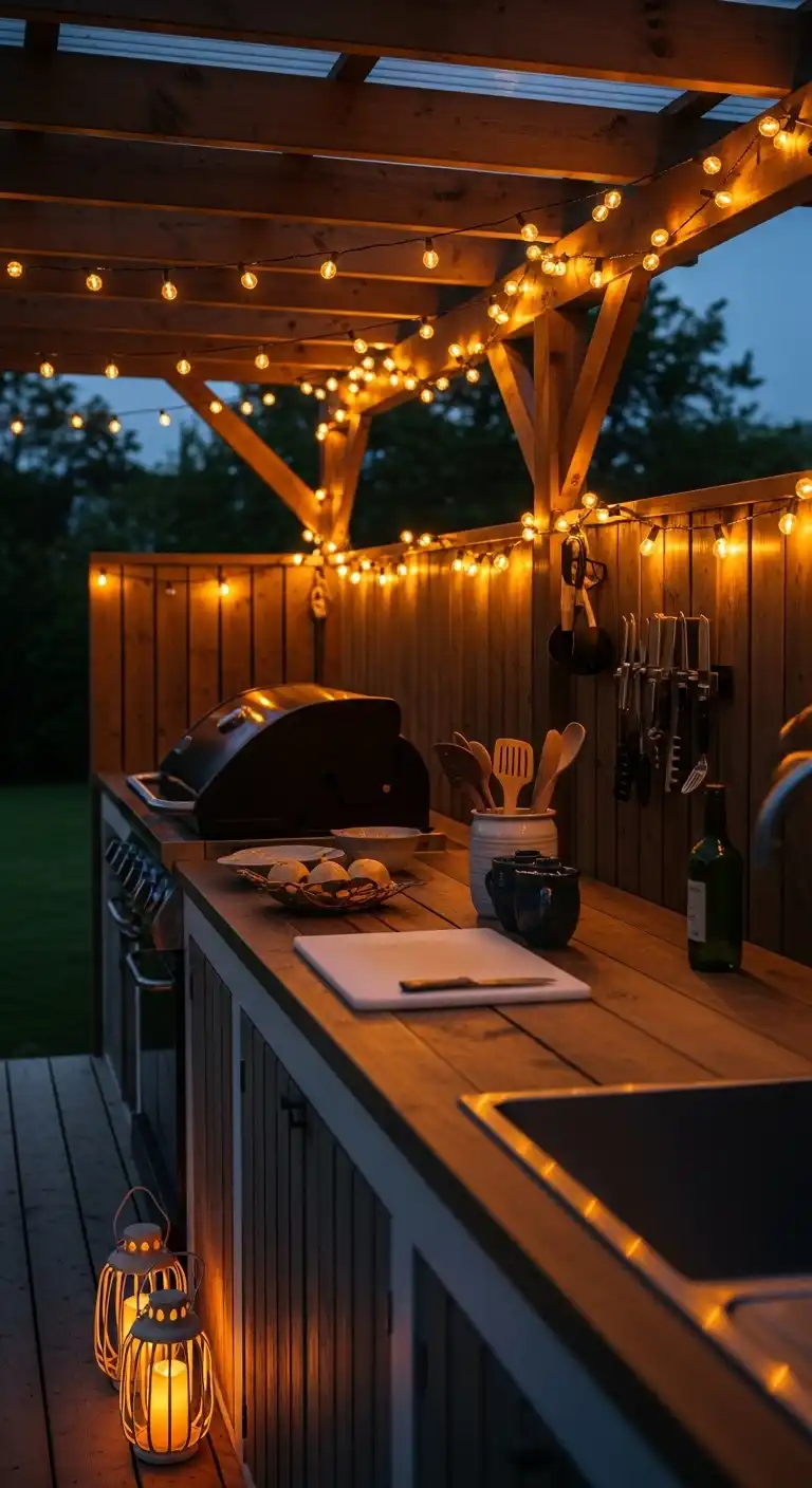 30. LED String Lights for Ambiance