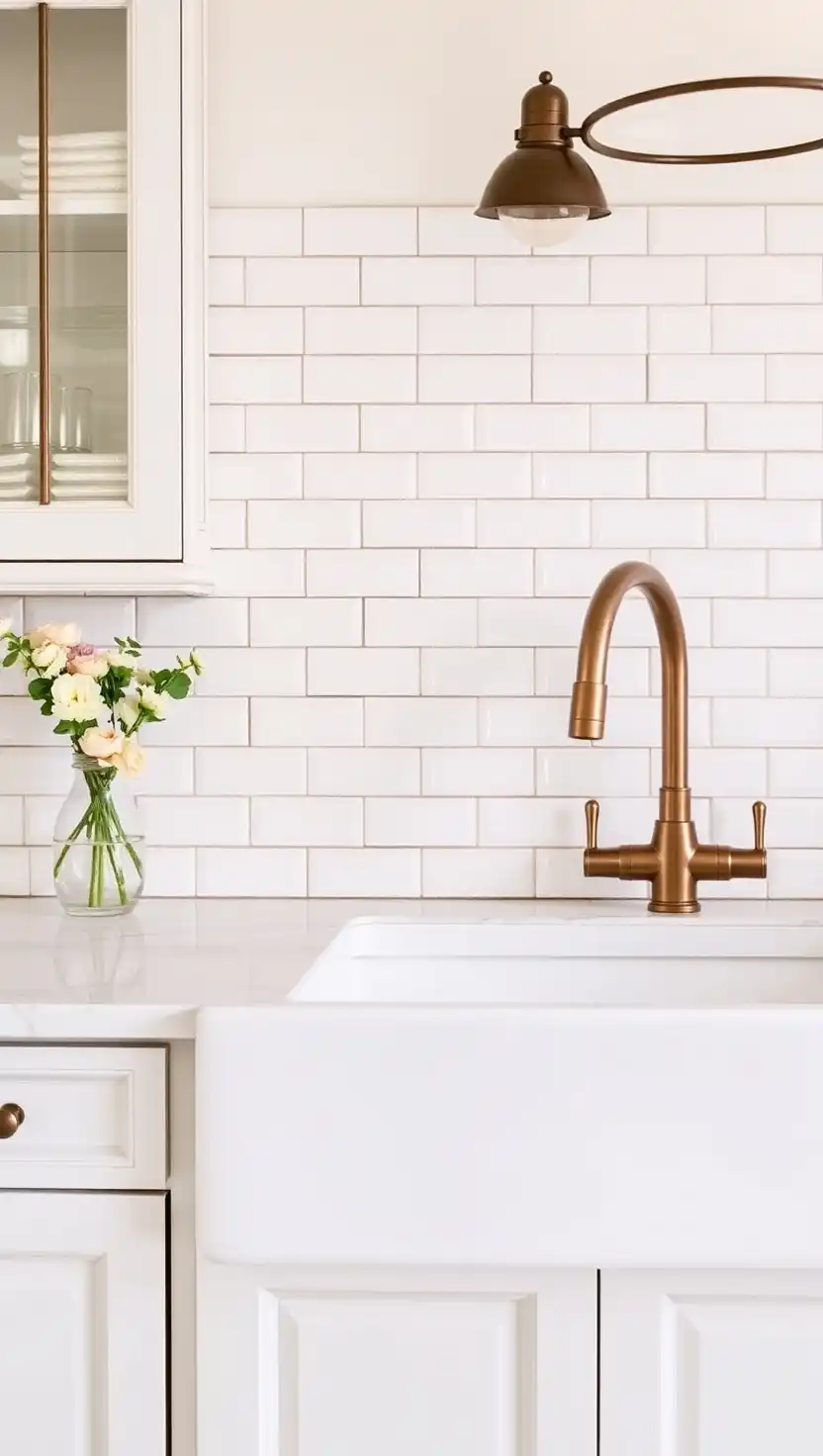15 Stylish Kitchen Backsplash Designs with Subway Tile 6 5 Beveled Edge Subway Tiles