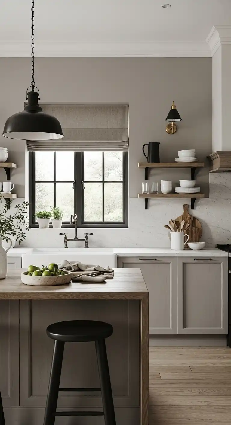 21 Timeless Rustic Modern Kitchen Ideas You'll Love 7 6 Neutral Color Palette