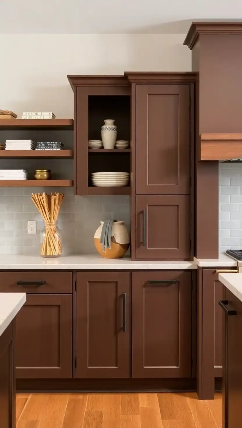 19 Warm and Natural Earthy Kitchen Color Ideas 9 7 Mocha Richness