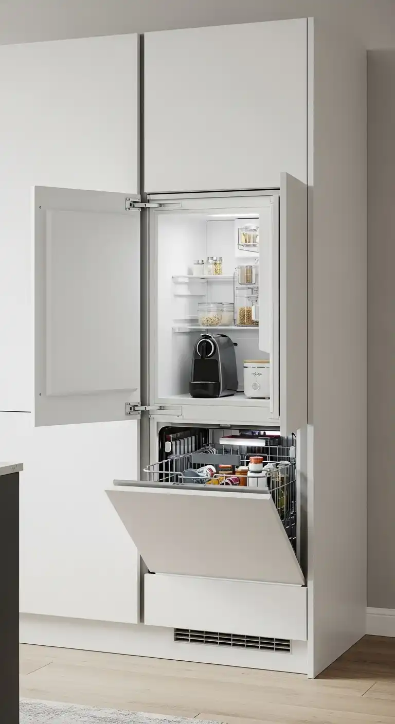 19 Modern Luxury Kitchen Inspirations You'll Love 9 8 Integrated Appliances