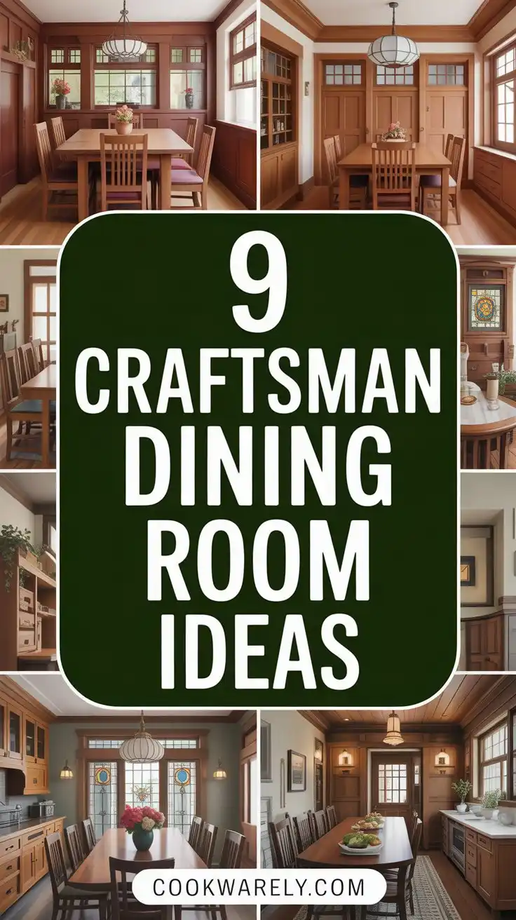 9 Craftsman Dining Room Ideas for a Timeless, Cozy Space 1 9 Craftsman Dining Room Ideas