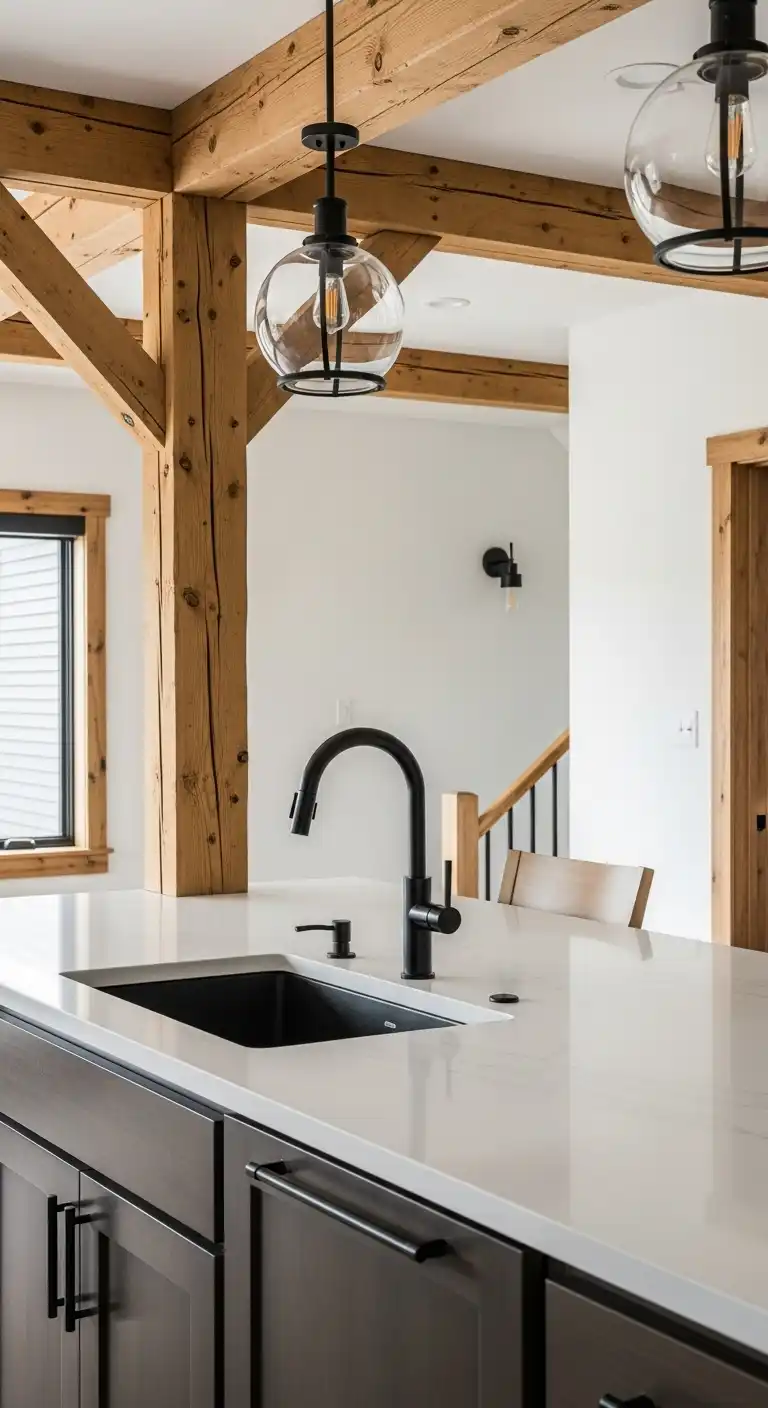 27 Sleek Kitchen Room Design Ideas to Inspire Your Remodel 10 9 Rustic Modern Fusion