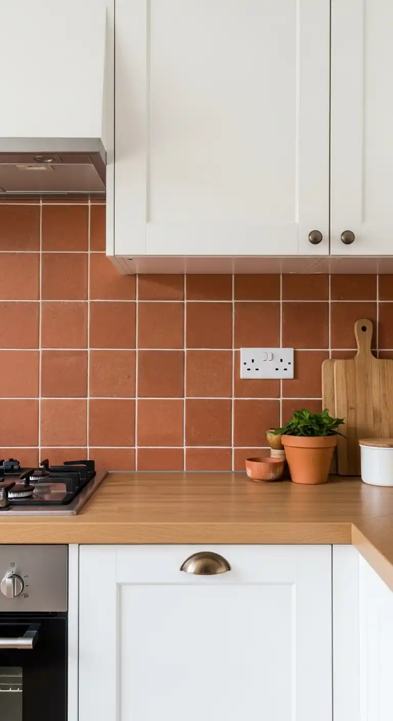 15 Chic Kitchen Backsplash Tile Designs for a Fresh and Polished Look 10 9 Terracotta Tiles