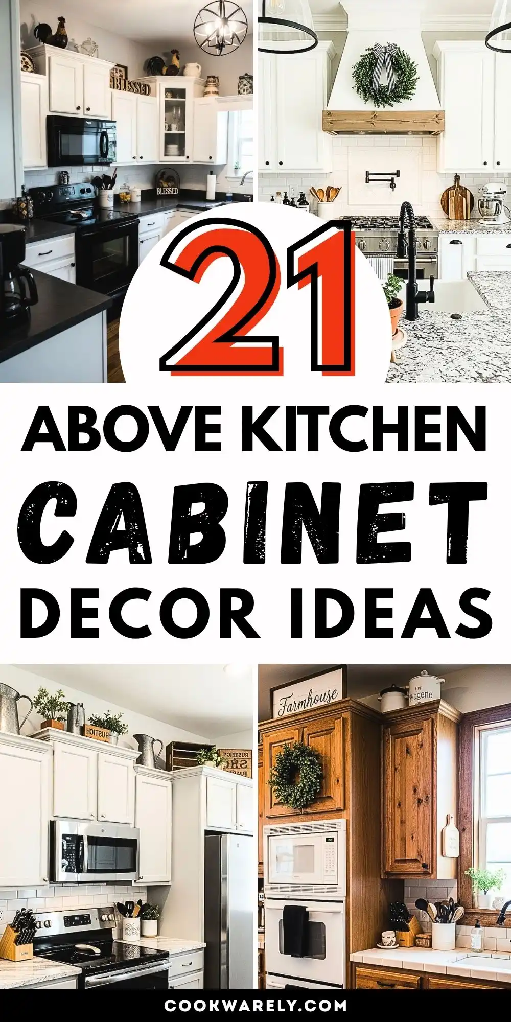 Above Kitchen Cabinet Decor Ideas: 21 Creative Styling Tips 1 Above Kitchen Cabinet Decor Ideas