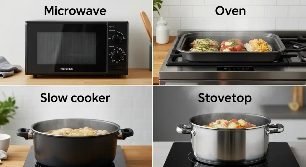 Alternatives to Using a Chafing Dish for Reheating