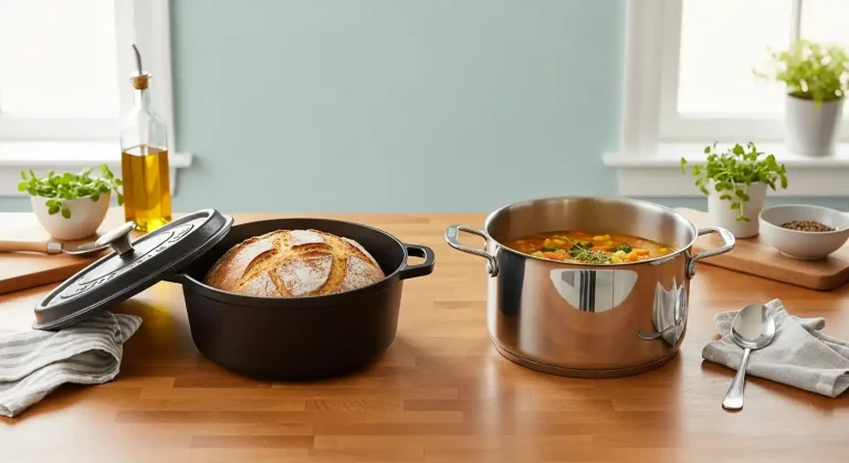 Cast Iron Dutch Oven Vs Stainless Steel Pot