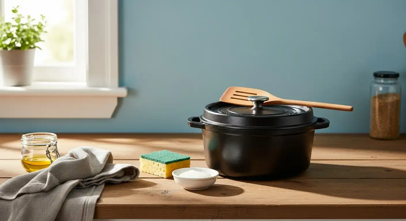 Cleaning a Cast Iron Dutch Oven