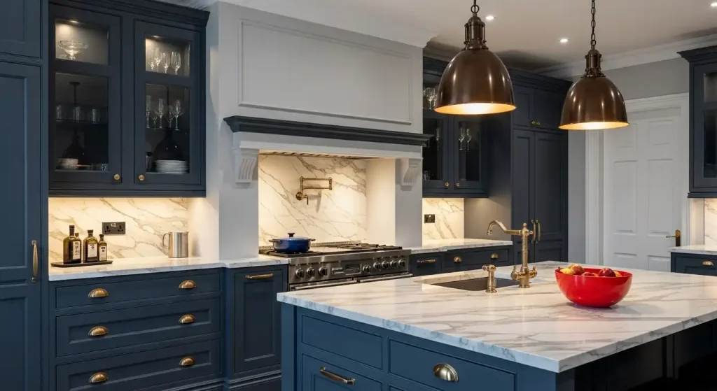 How to Choose Kitchen Colors: A Simple Guide 8 Contemporary Kitchen With Navy