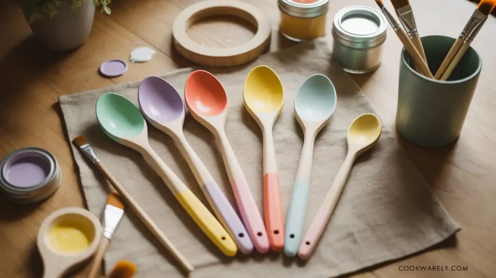 DIY Painted Wooden Spoons 1