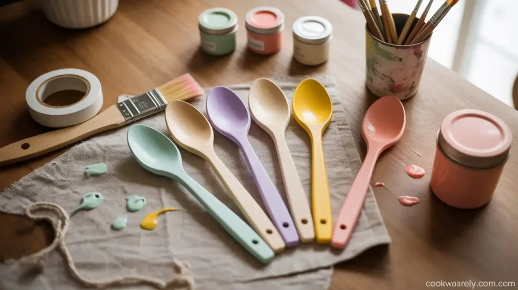 DIY Painted Wooden Spoons 2