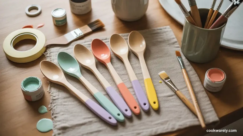 DIY Painted Wooden Spoons 3