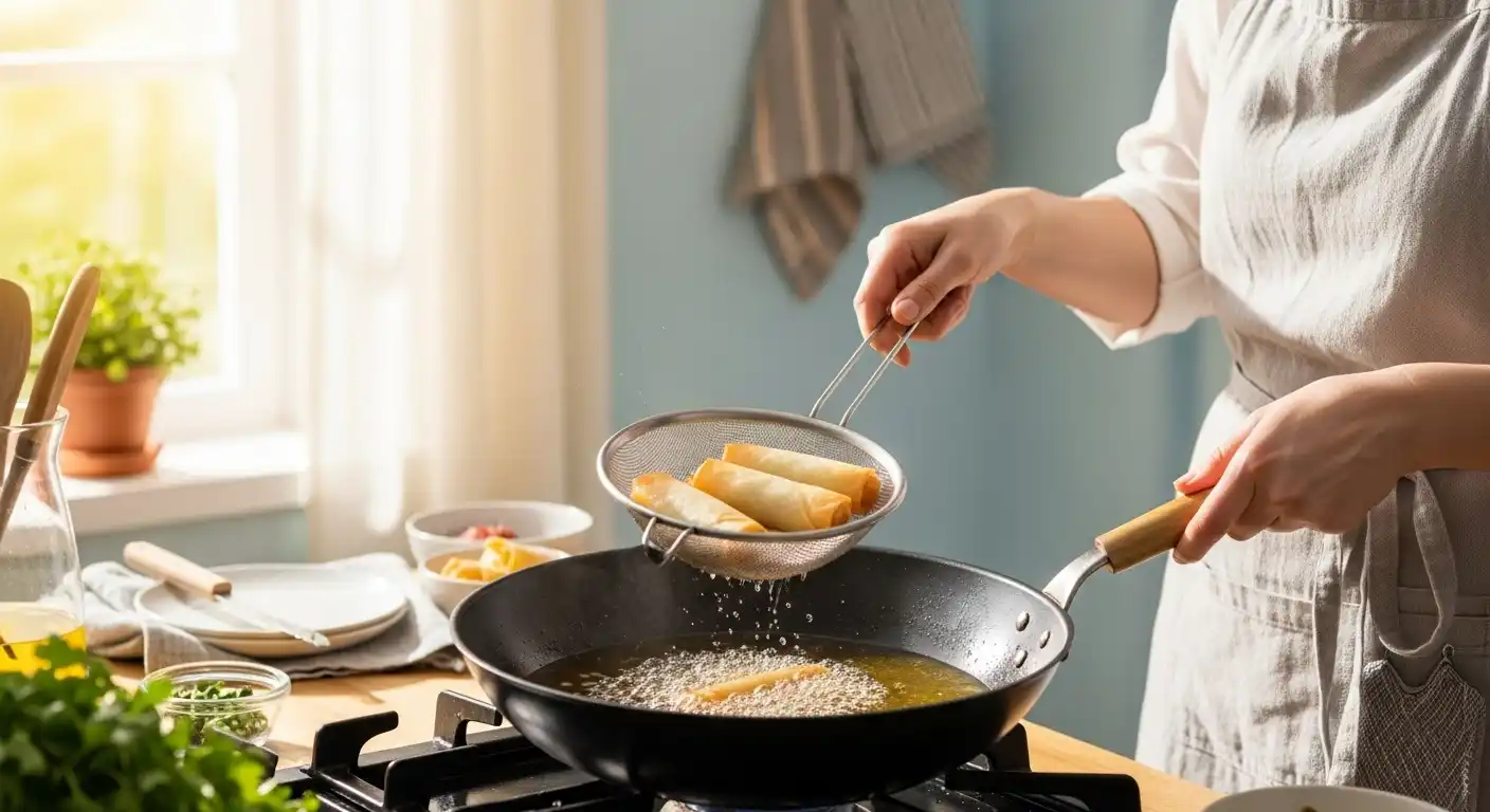 How to Deep Fry in a Wok Step-By-Step