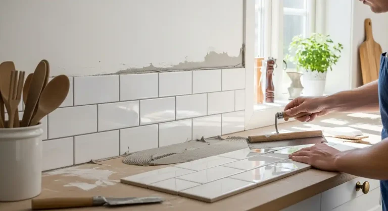 How to Install and Remove a Kitchen Backsplash
