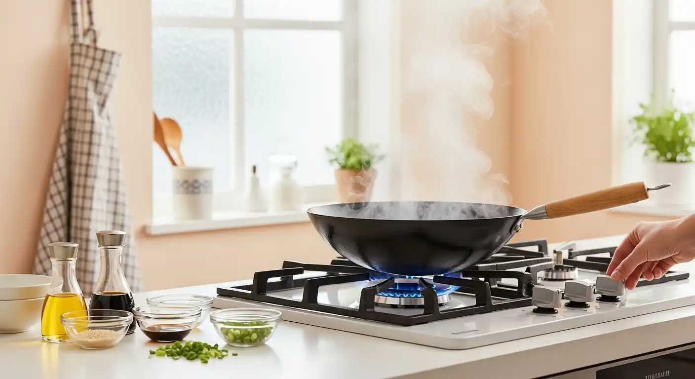 How to Set Up a Wok Ring on a Gas Range
