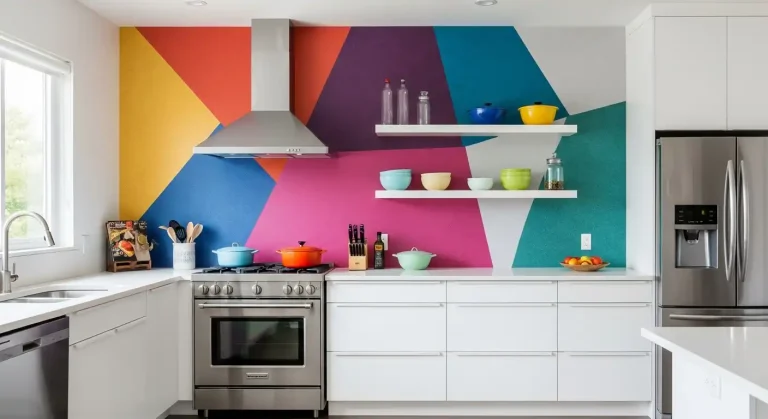 Inspiring Empty Modern Kitchen Wall Ideas