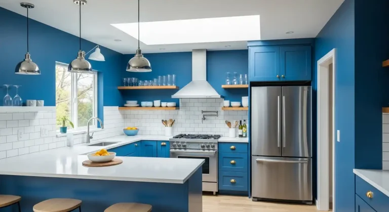 Kitchen Color Blue