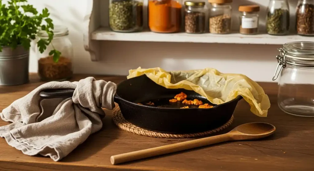 Storage of cast iron cookware