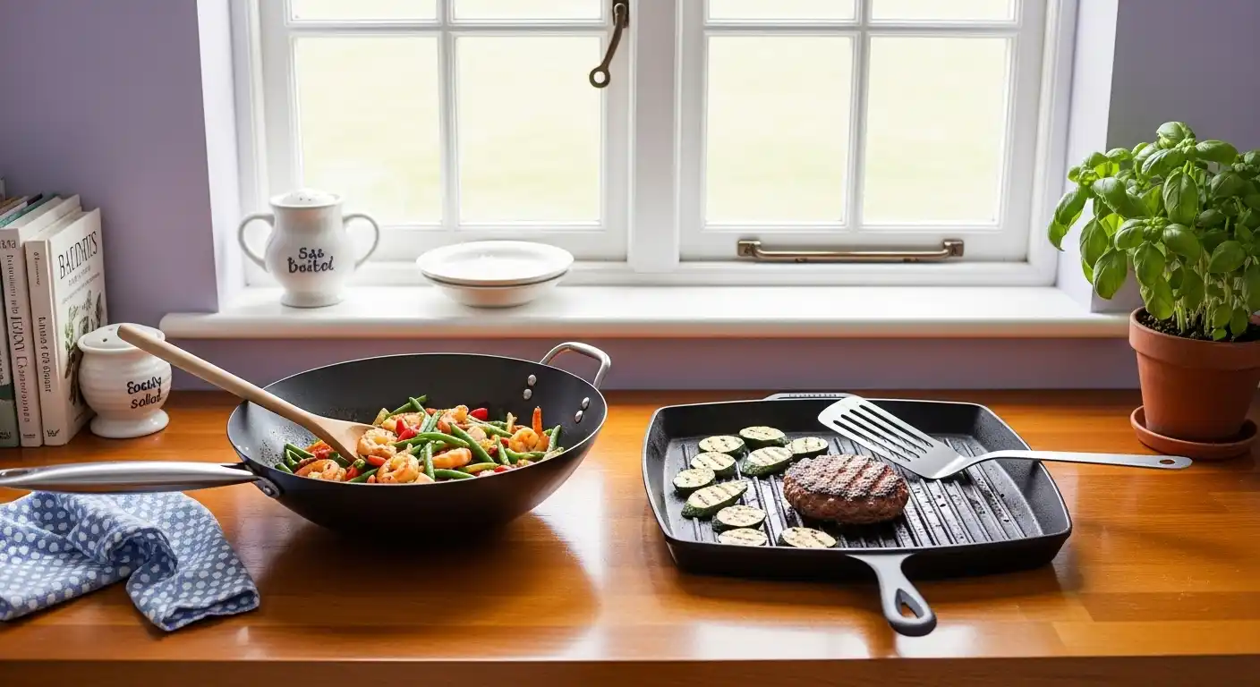 Wok Vs Griddle Key Differences