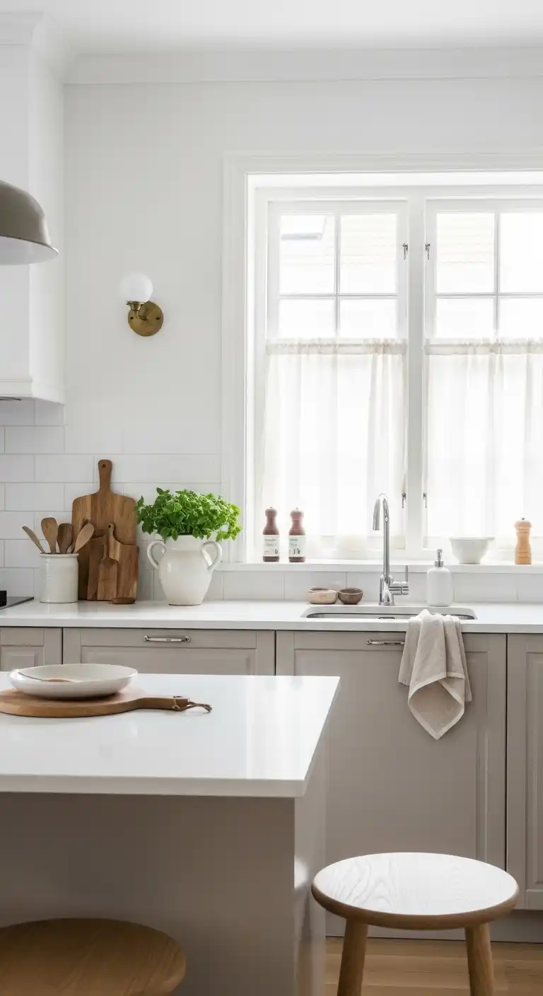 21 Stunning Kitchen Design Color Combination Ideas 13 12 Greige and White