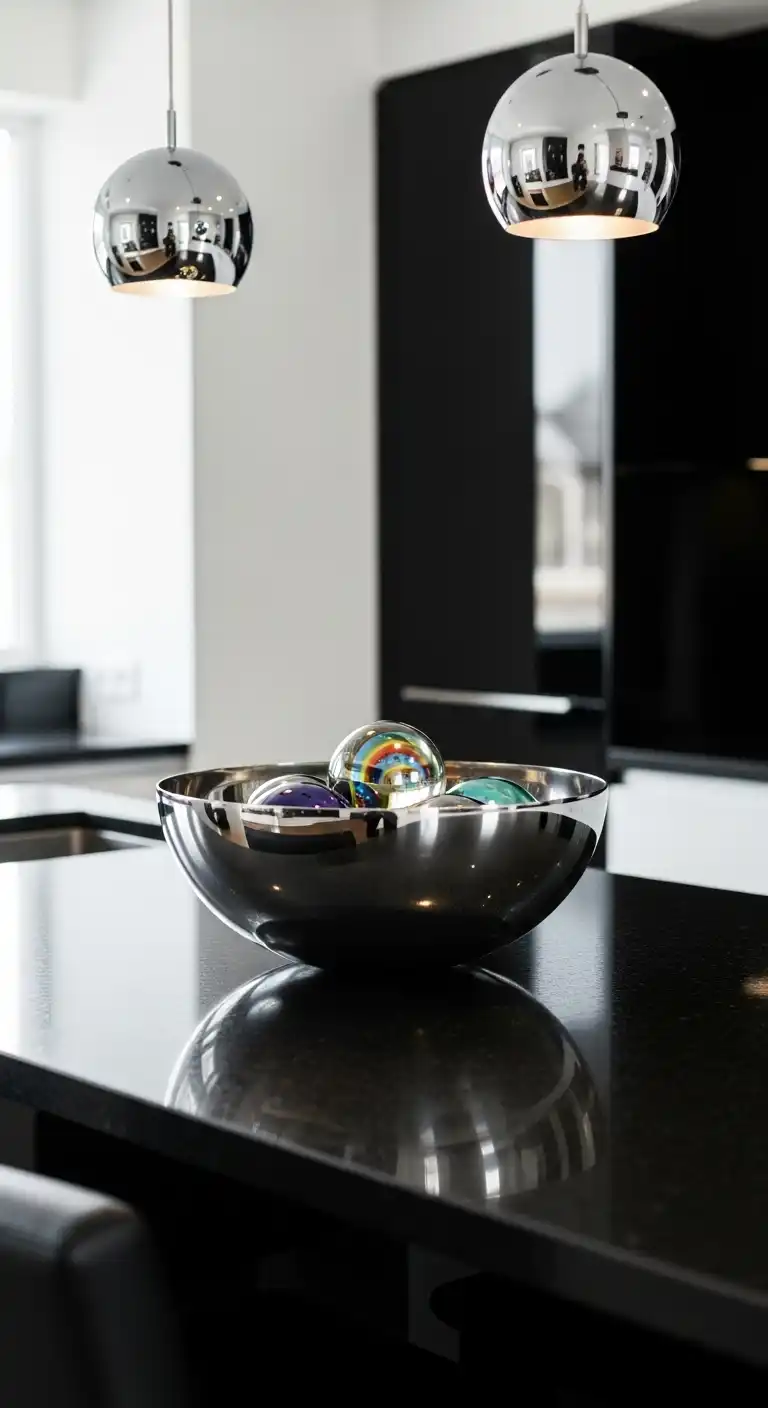 12. Sleek Metal Bowl