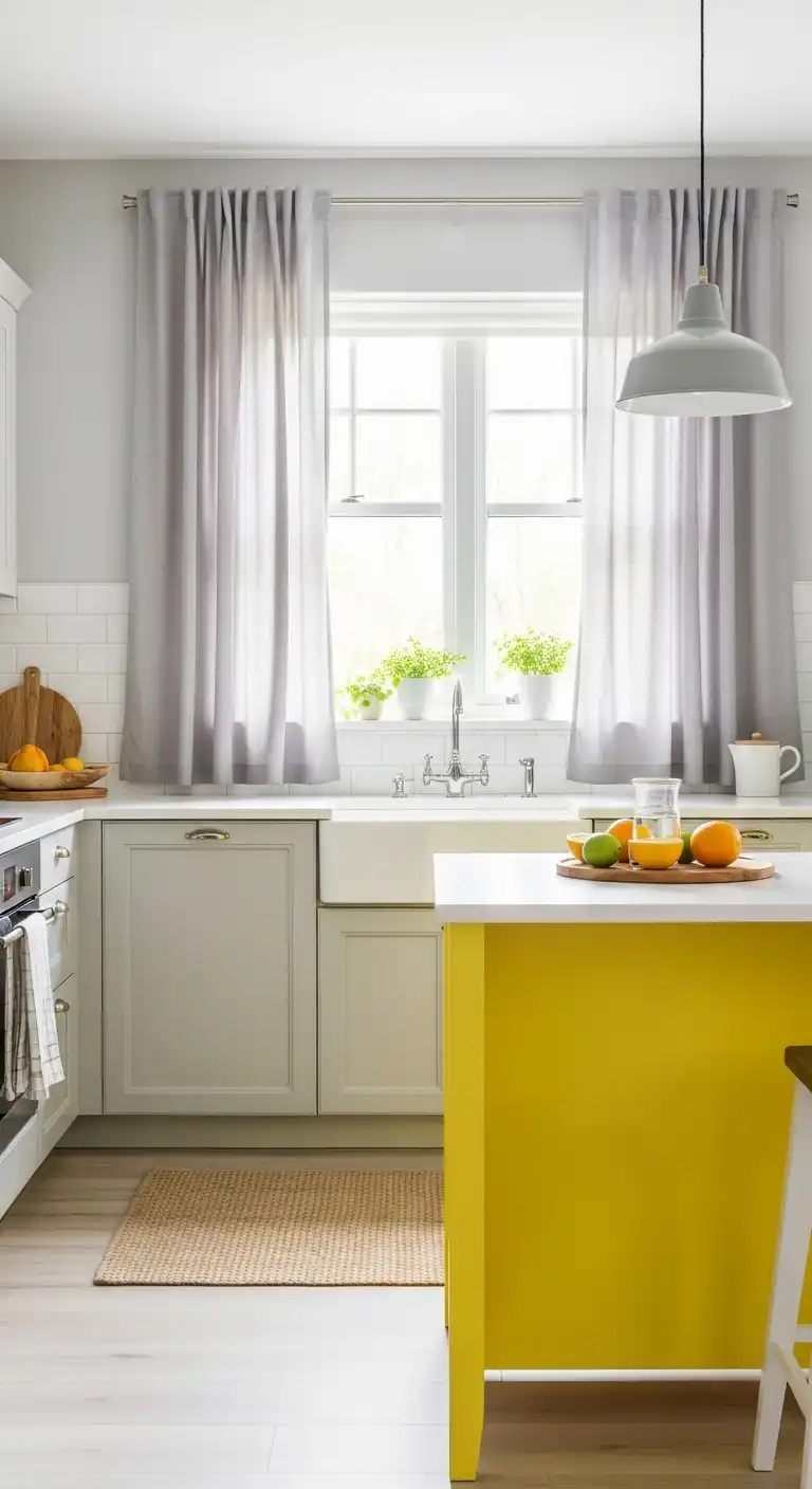 21 Stunning Kitchen Design Color Combination Ideas 15 14 Yellow and Gray