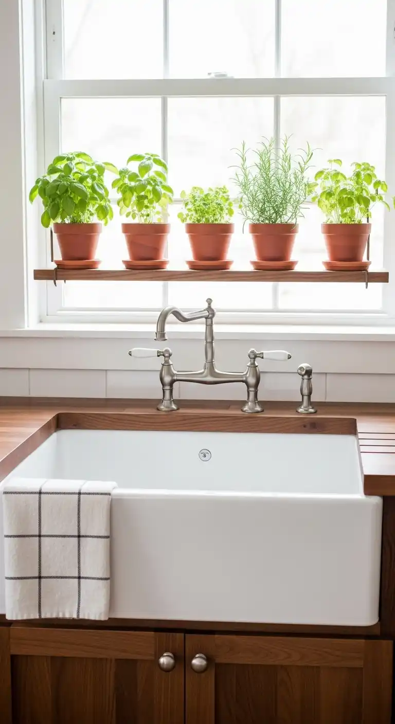15. Over-the-Sink Herb Garden