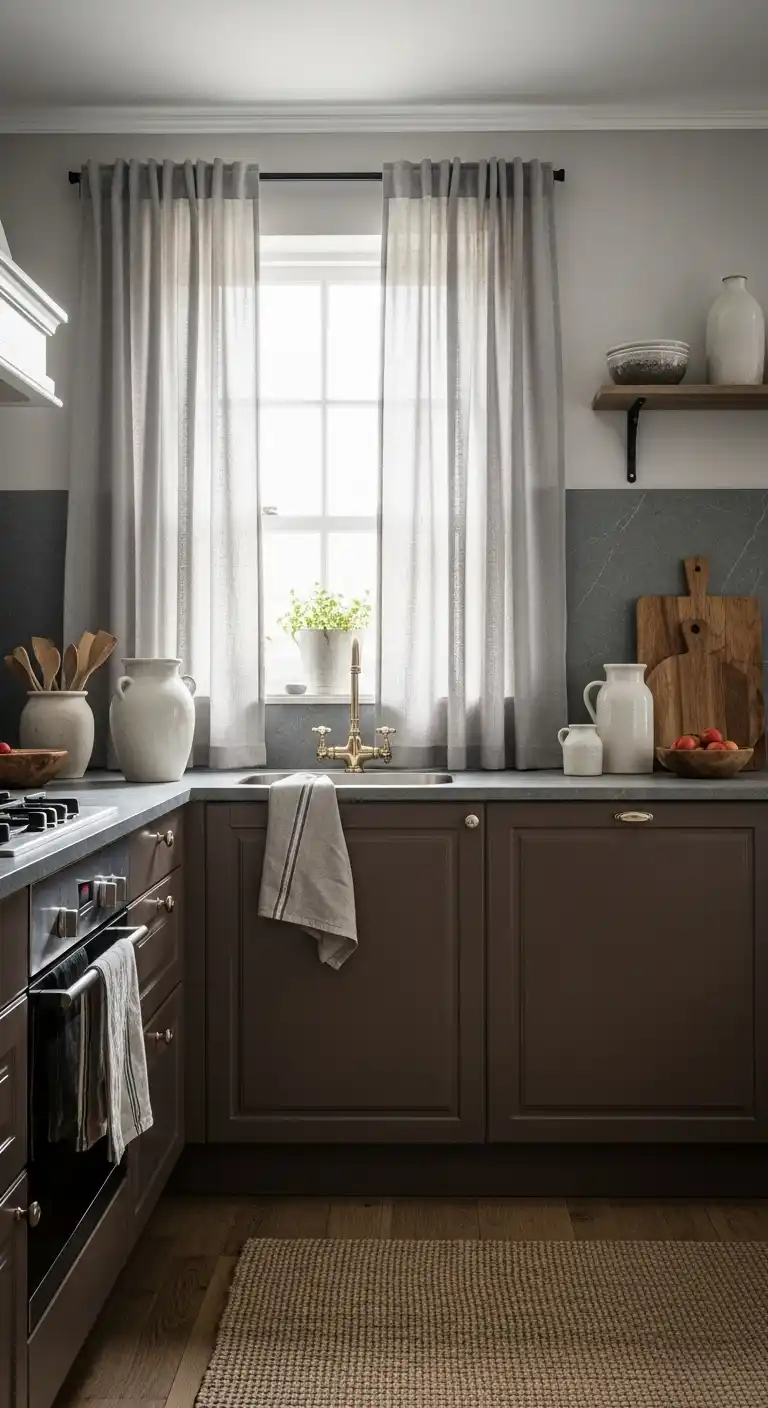 21 Stunning Kitchen Design Color Combination Ideas 17 16 Brown and Gray