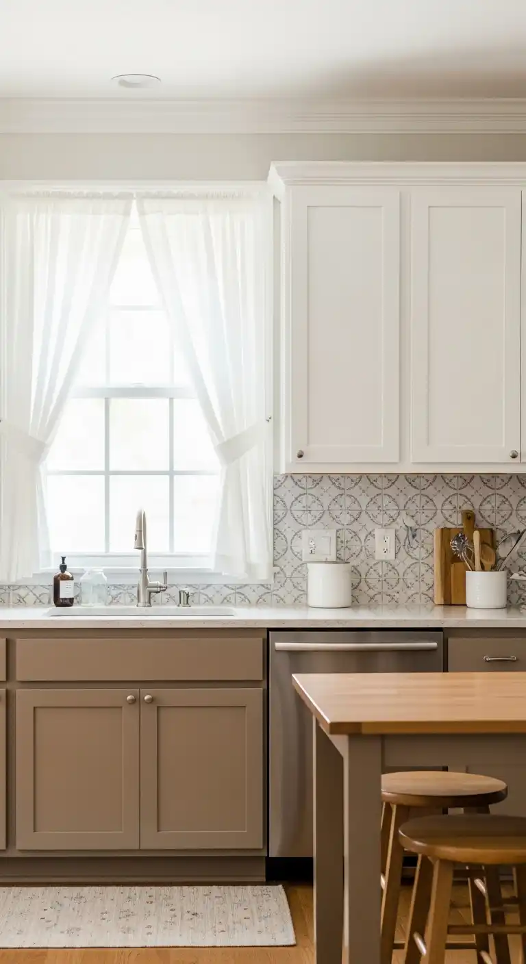 21 Stunning Kitchen Design Color Combination Ideas 21 20 Two Tone Brown and White
