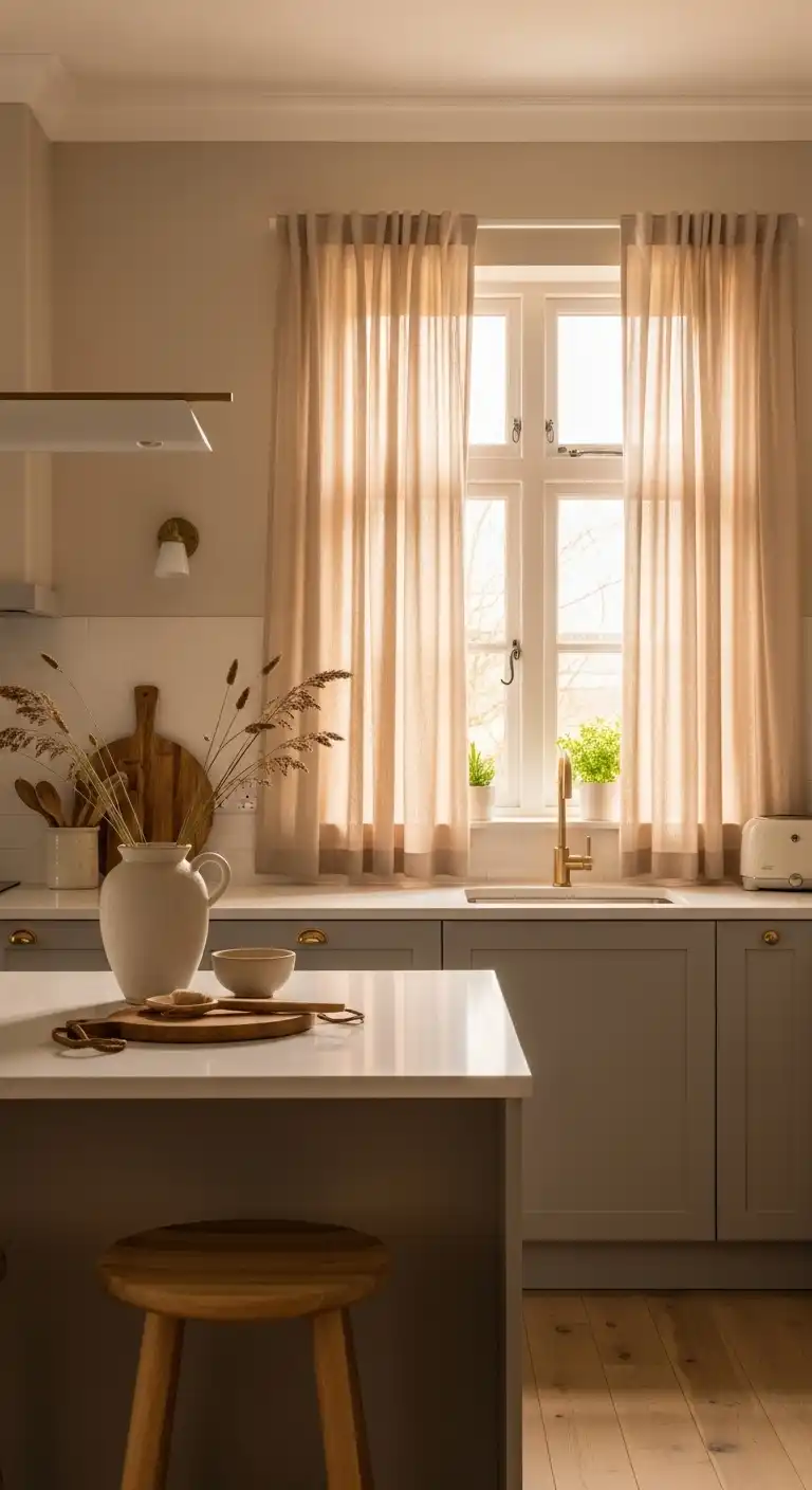 21 Stunning Kitchen Design Color Combination Ideas 7 6 Soft Gray and Beige