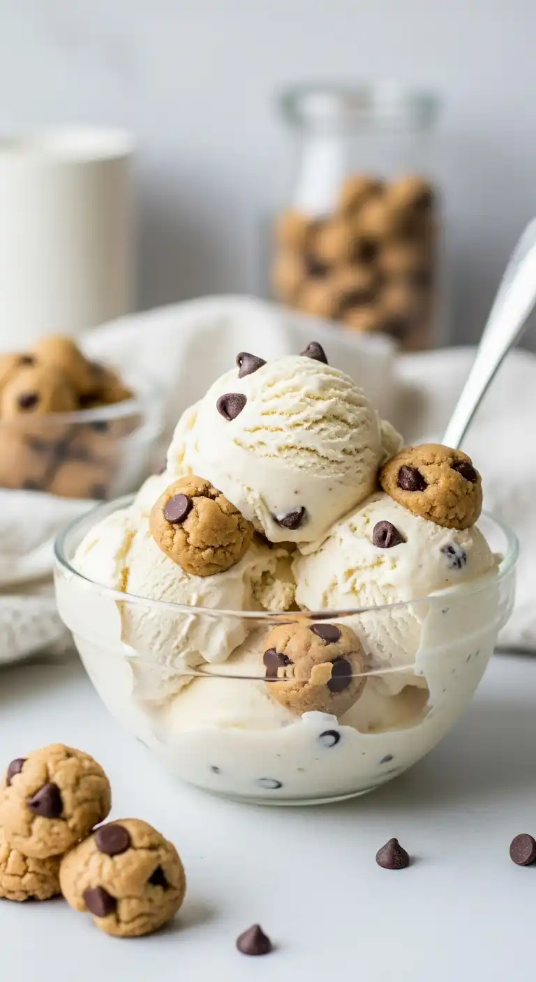 Keto Cookie Dough Ice Cream
