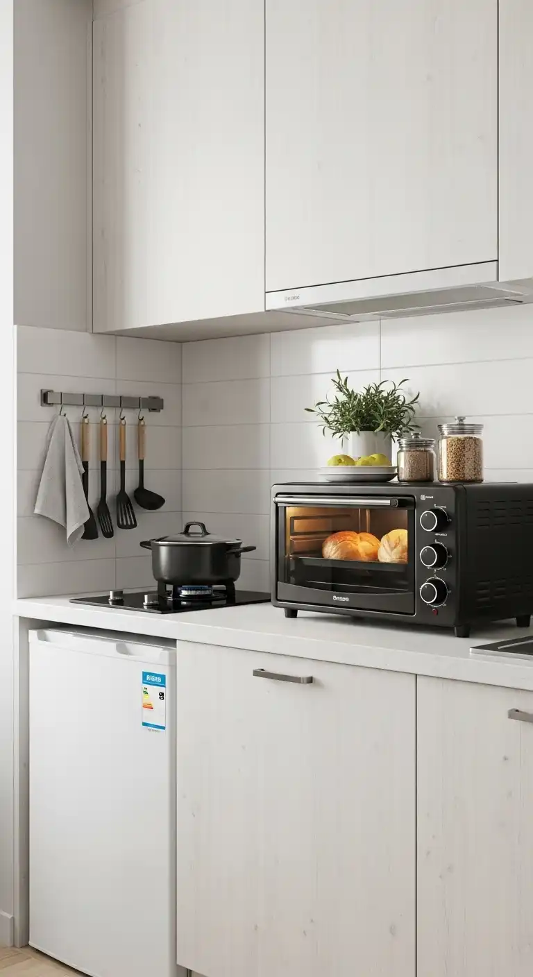 9) Choose compact, multi-functional appliances like 2-in-1 ovens