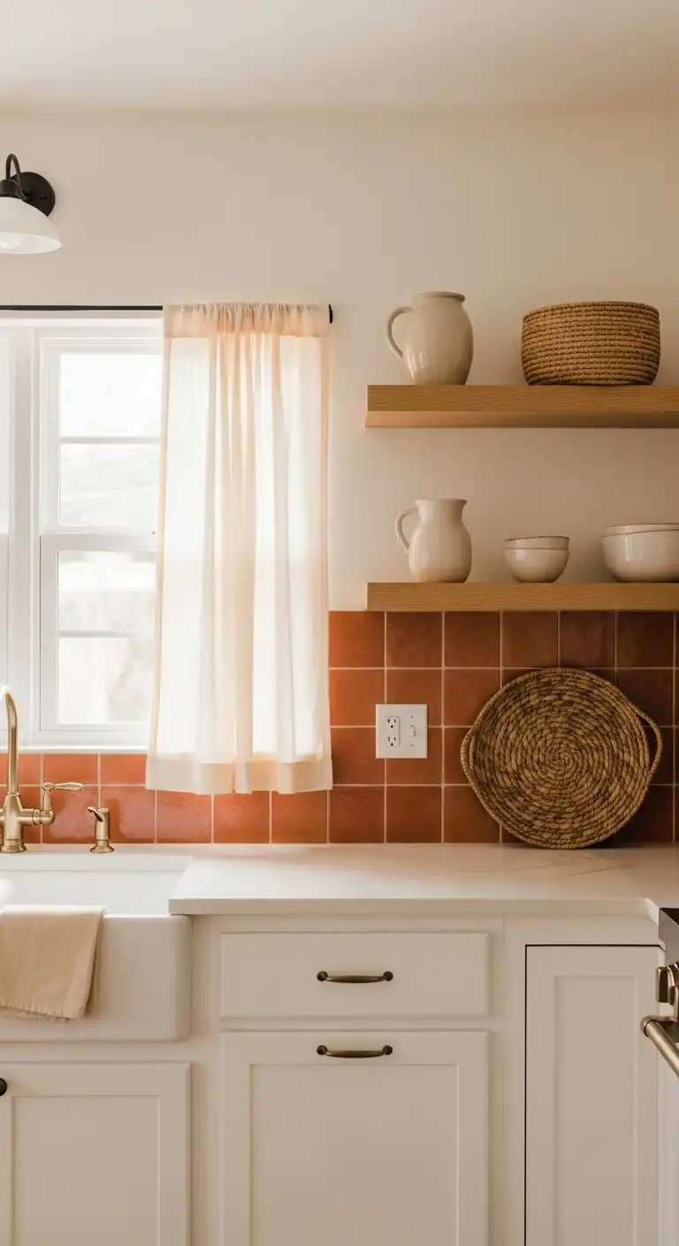 21 Stunning Kitchen Design Color Combination Ideas 10 9 Terracotta and White