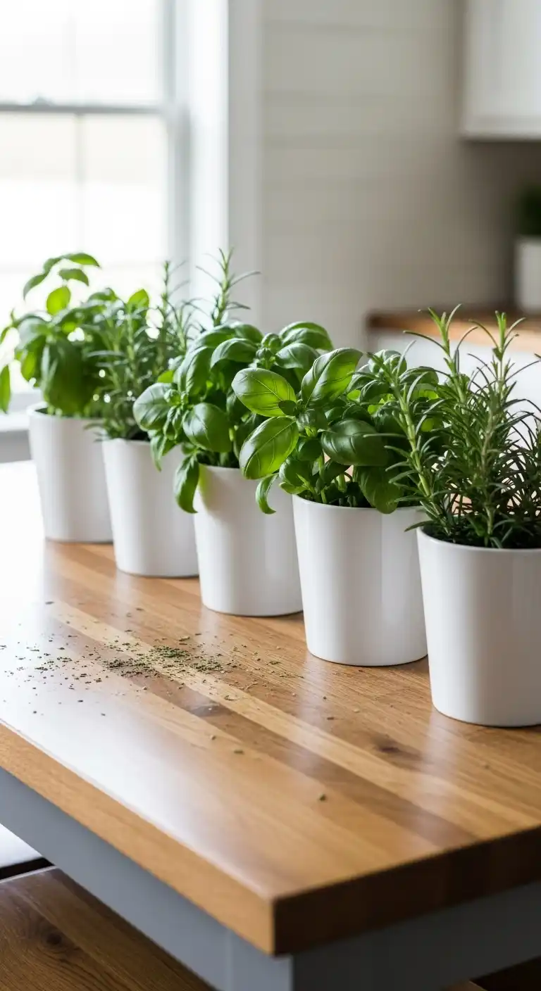 9. Herb Garden in Planters